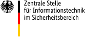 Bild: Logo Zentralstelle für Informationstechnik im Sicherheitsbereich  (Link öffnet neues Fenster)